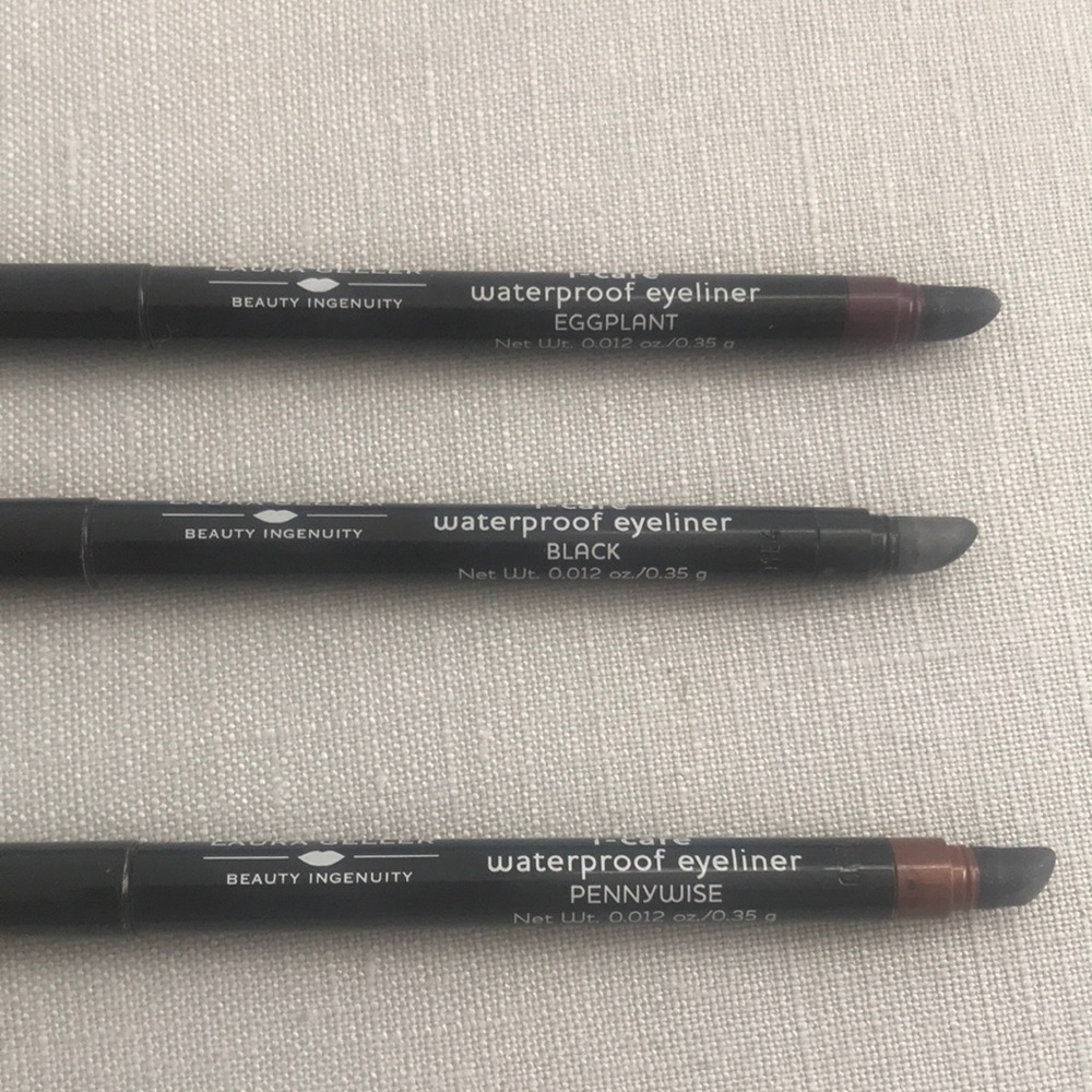 3 full size Laura Geller waterproof eyeliners